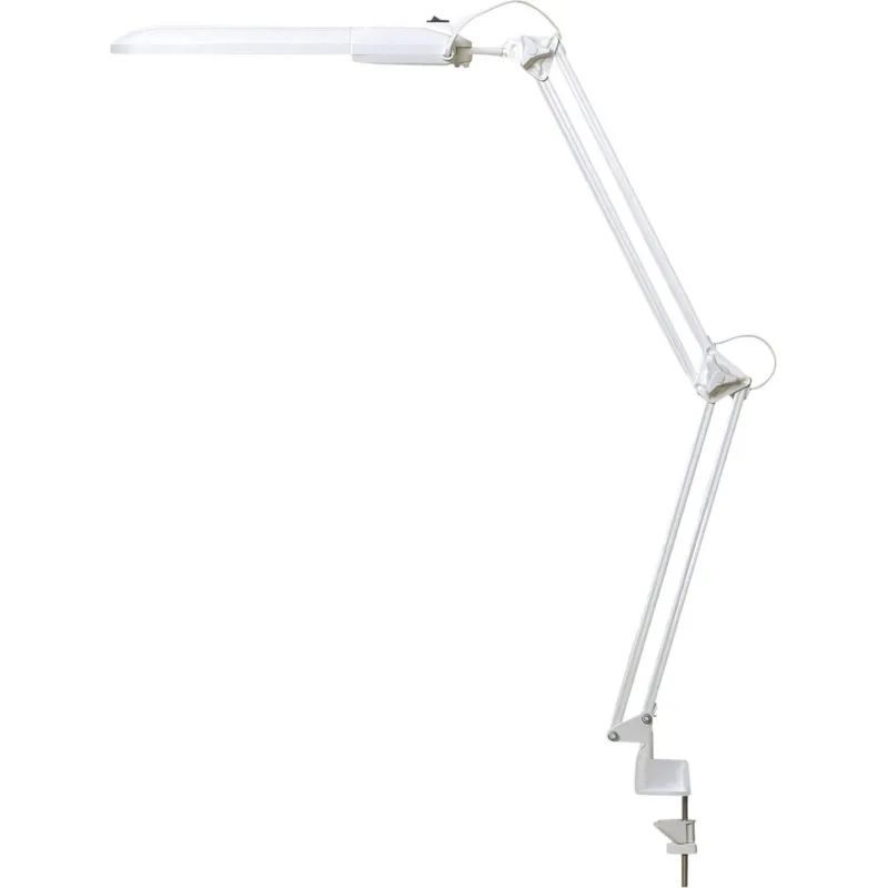 Светильник Трансвит Дельта на струбцине 2G7 11W с АПП МПС белый