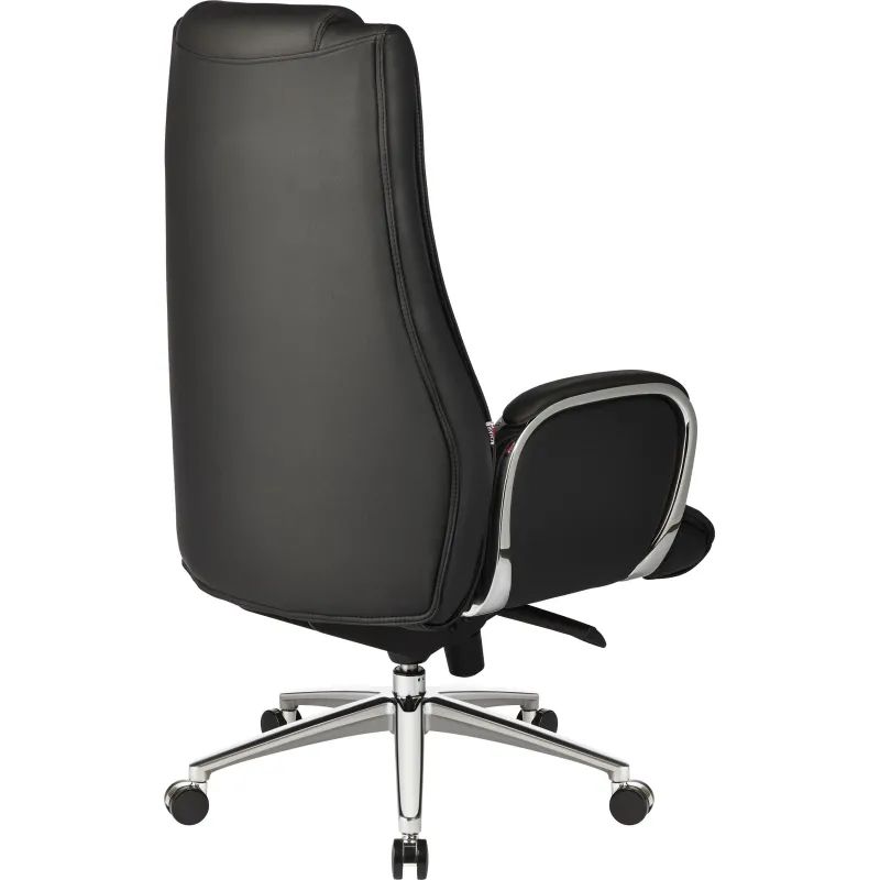Кресло BN_Jl_Руководителя Echair-518 ML кожа черная, хром
