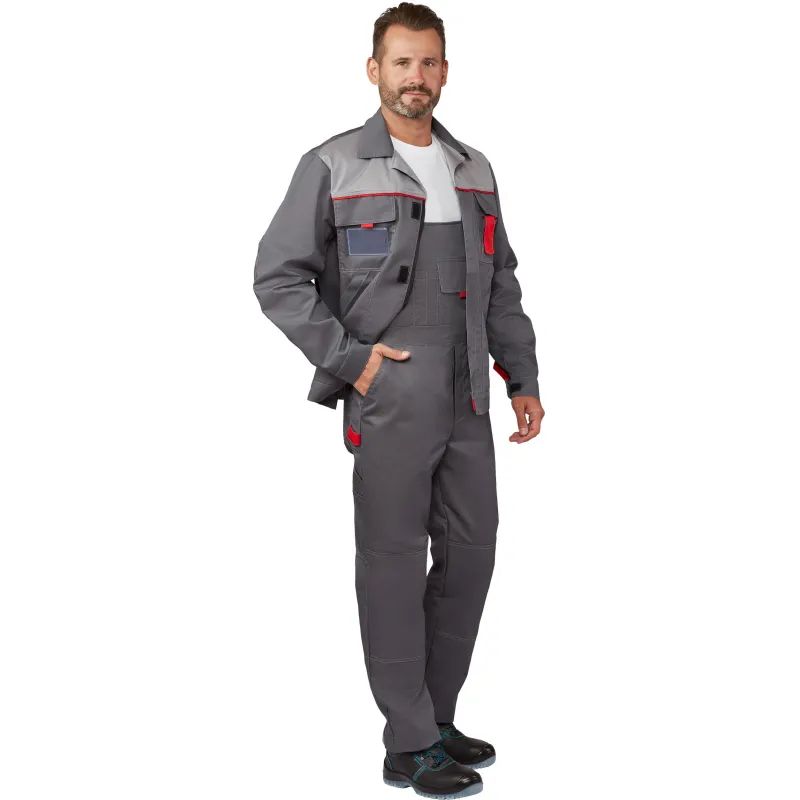 Костюм рабочий летний муж л10-КПК т-сер/св-сер(р.52-54)182-188 (серия Л)