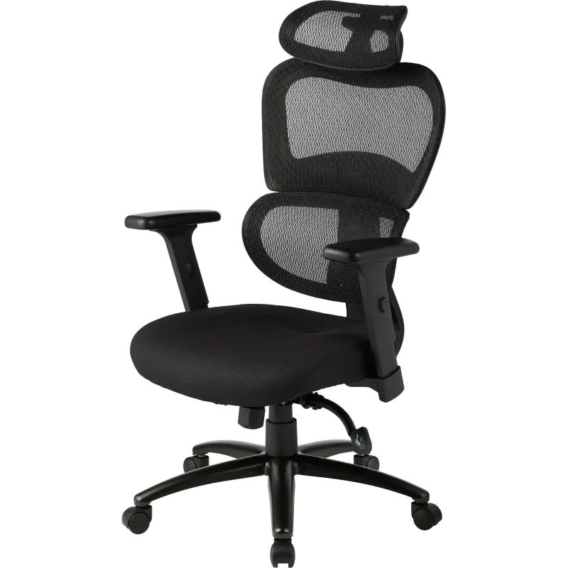 Кресло BN_Hg_EChair-647 TTW сетка, ткань TW черная