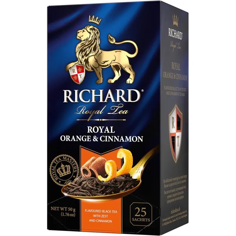 Чай Richard Royal Orange&Cinnamon черный 25 сашет 14143