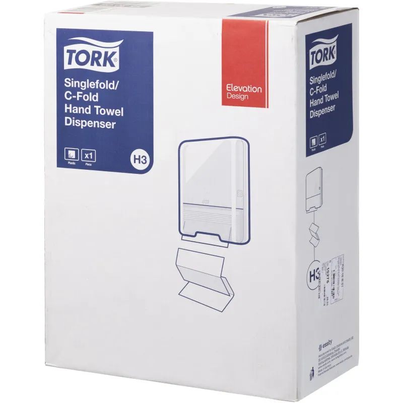 Диспенсер для полотенец лист.Tork Singlefold Н3 ZZ/С 553008 черный