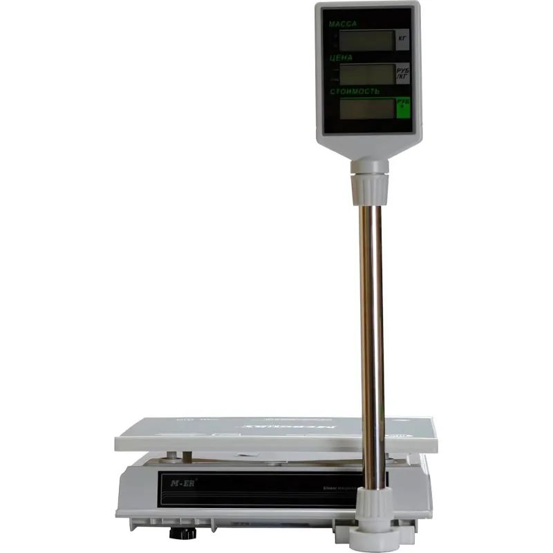 Весы торговые настольные M-ER 326ACP-32.5 Slim, LED, белые_3047