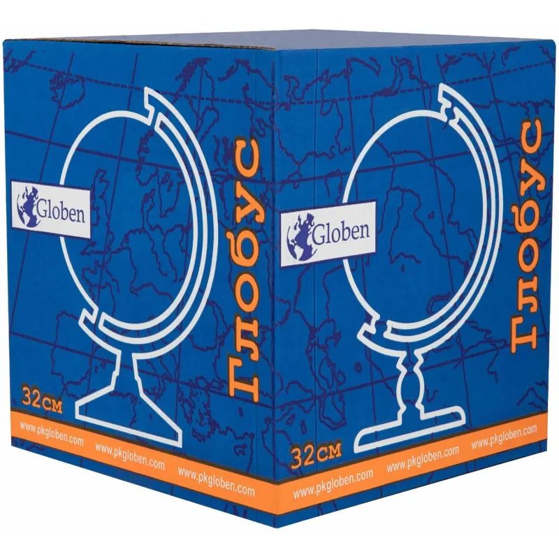 Глобус 320мм, физический подсветка, Серия Классик