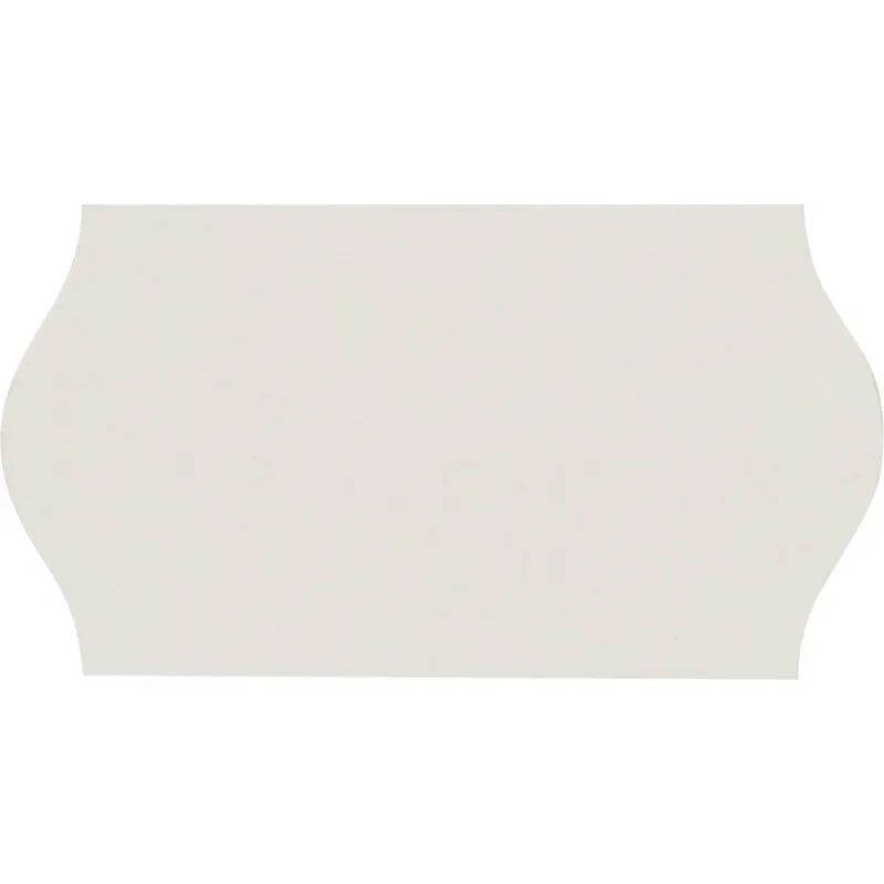 Этикет-лента 22х12 белая волна 1000шт/рул 10рул/уп