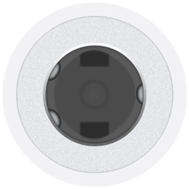 Адаптер Apple USB-C - 3.5 mm Headphone Jack Adapter, бел, MU7E2ZM/A