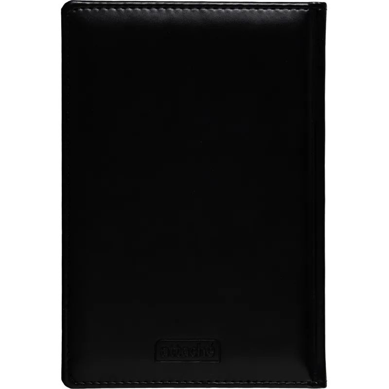 Ежедневник недатированный черный,А5,143х210мм,176л,ATTACHE Каньон