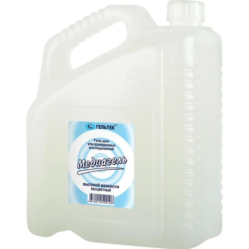 Гель для УЗИ МЕДИАГЕЛЬ 5кг/бут. высокой вязкости (б/цв.)