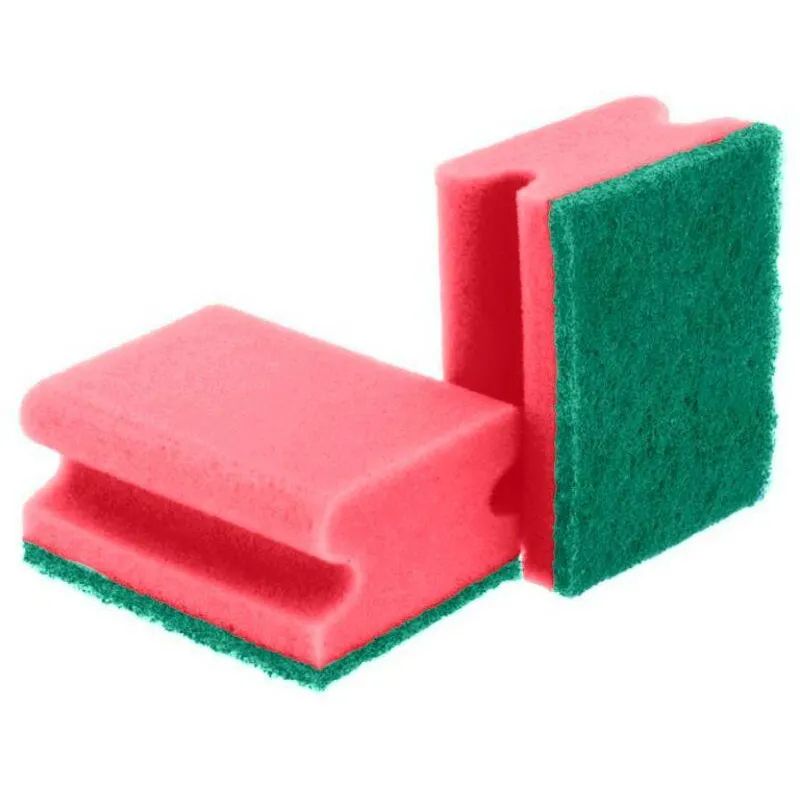 Губки для мытья посуды профильные с выемкой  85х64х42, 5шт/уп