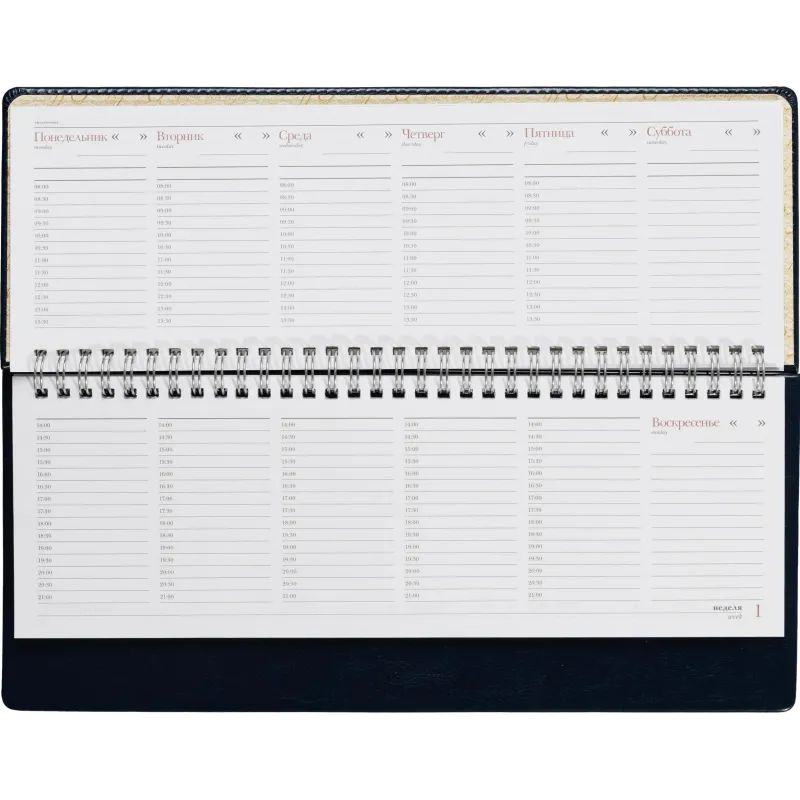 Планинг недатированный Sidney синий 305х130, 64 л. Ал 3-318/04