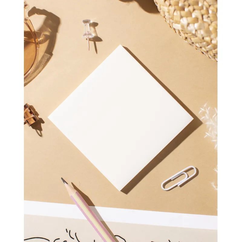 Стикеры ATTACHE с клеев.краем 76х76 желтый 50л