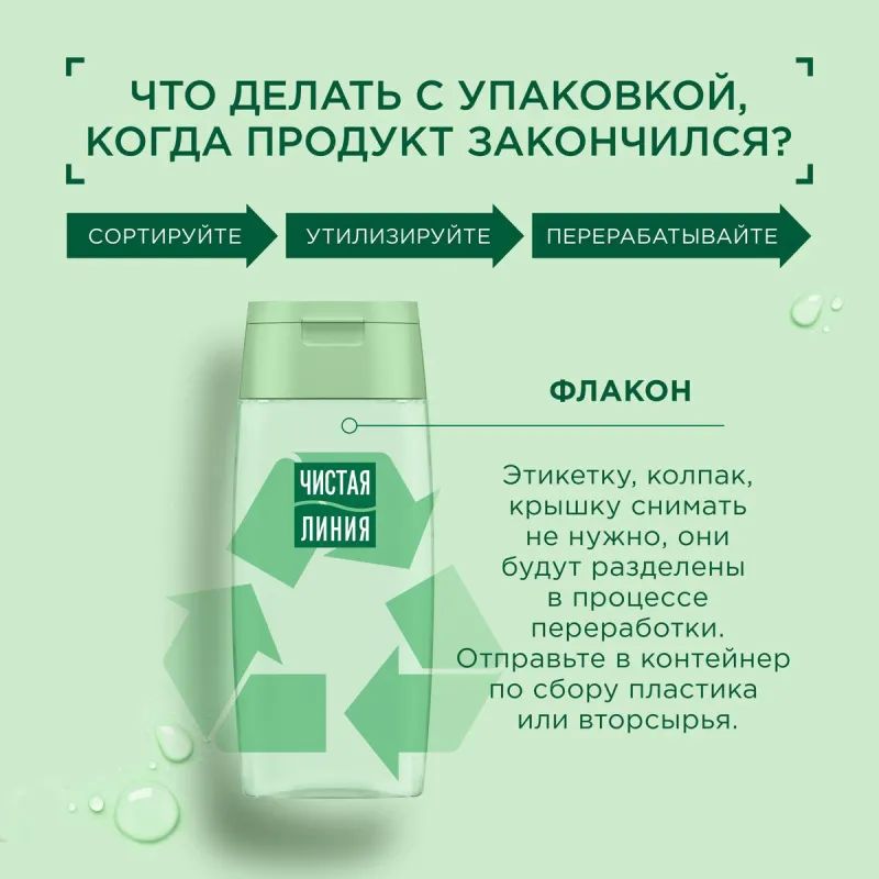 Тоник ЧИСТАЯ ЛИНИЯ лосьон для всех типов кожи 100 мл