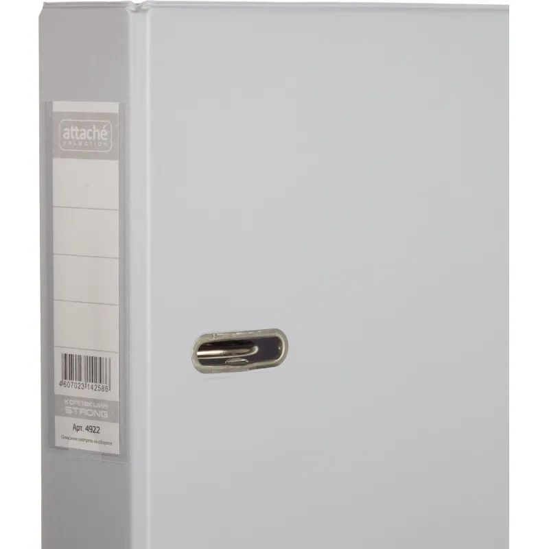 Папка-регистратор Strong Line  50мм, серый, ПБП2, карм.кор