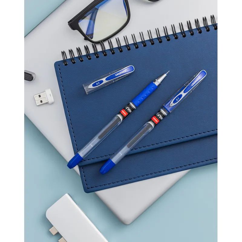 Ручка гелевая неавтомат. Unomax/Unimax Max Gel 0,5мм, син,манж