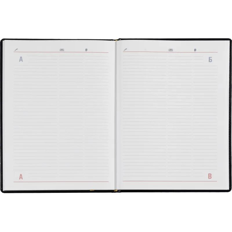 Еженедельник недатированный синий,А4,195х265мм,72л,АТТАСНЕ Каньон