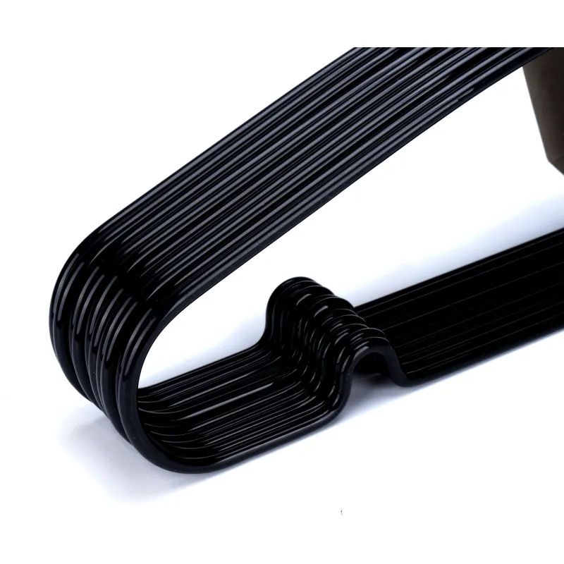 Вешалка-плечики WW_Attache MHT001/MHP048 мет,пер,покр.ПВХ,р48-50 чер УП10шт