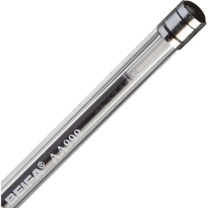 Ручка шариковая неавтомат. Beifa АА999 0,5мм черный с рез.манж.Китай