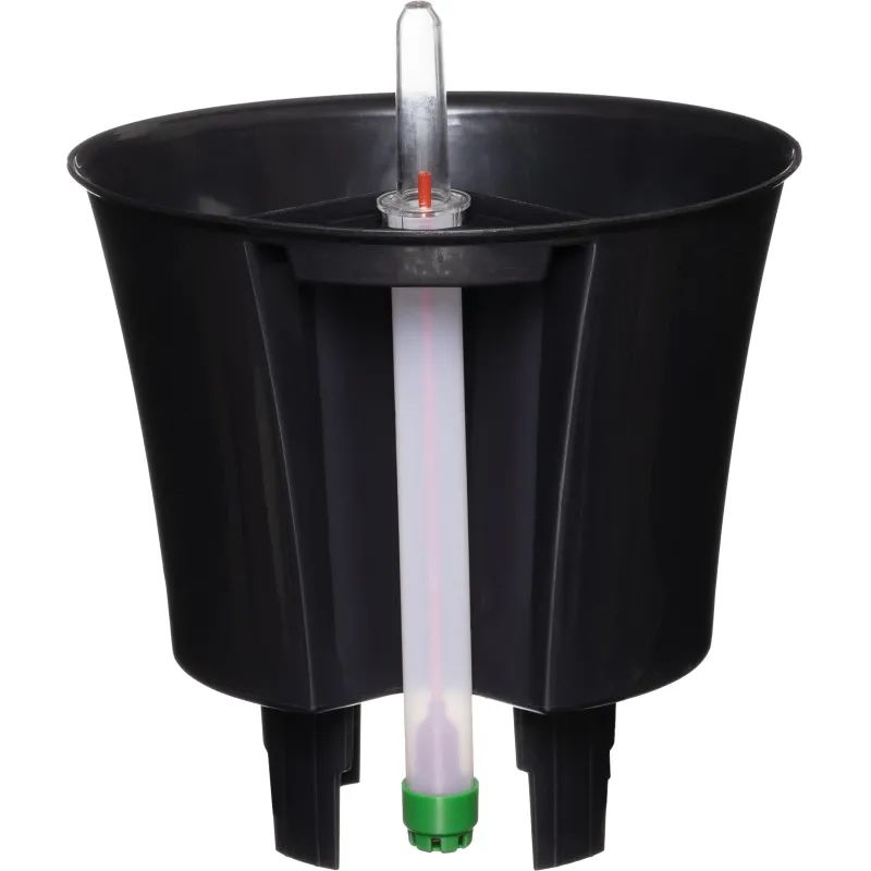 Горшок цветочный с автополивом КОМФОРТ 3,5л белый ПИ-25-9ТХ