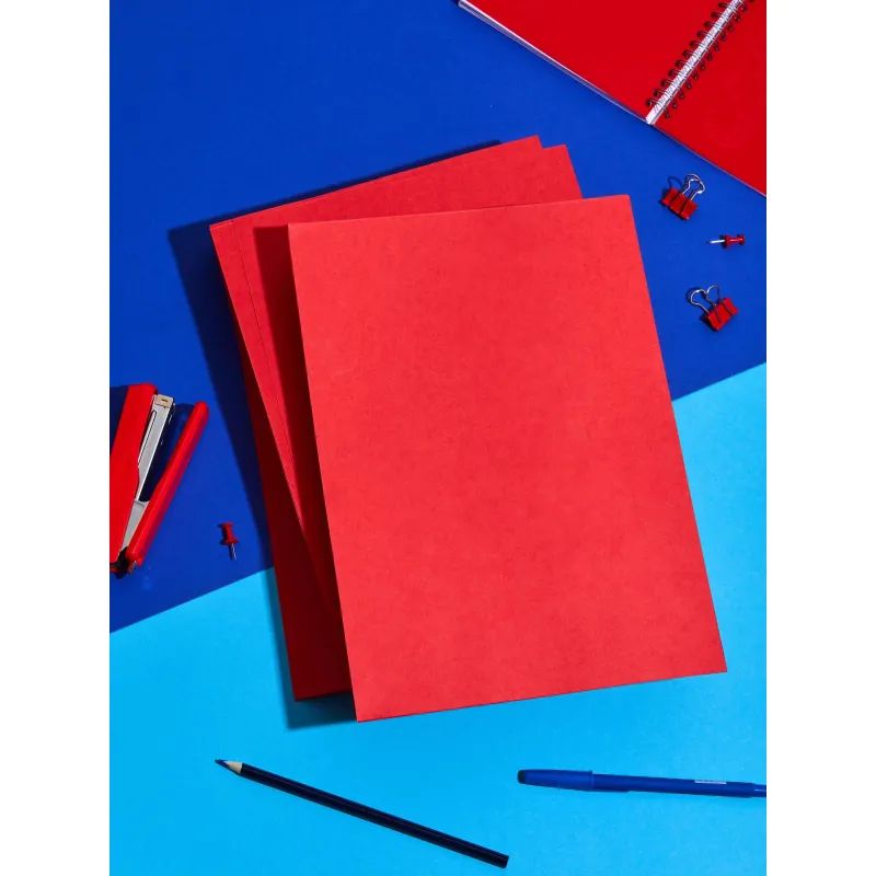 Бумага цветная Комус Color (красный интенсив), 80г, А4, 500 л.