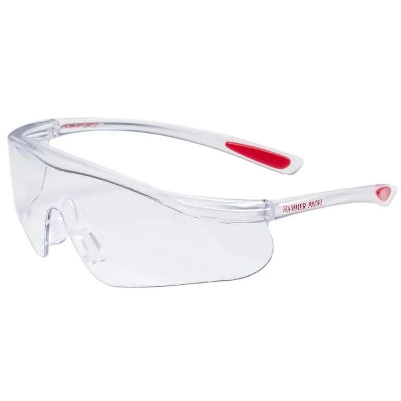Очки защитные открытые РОСОМЗ О55 Hammer Profi прозрачные (арт пр 15530)