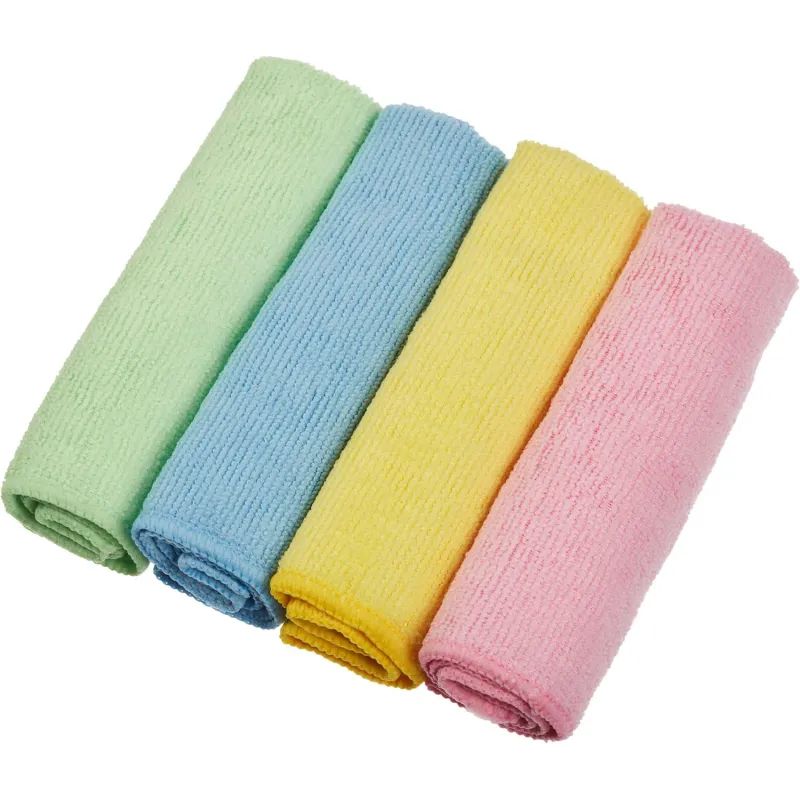 Салфетки хозяйственные микрофибра PACLAN DeLUXE универс цветн 30х30см 4 шт