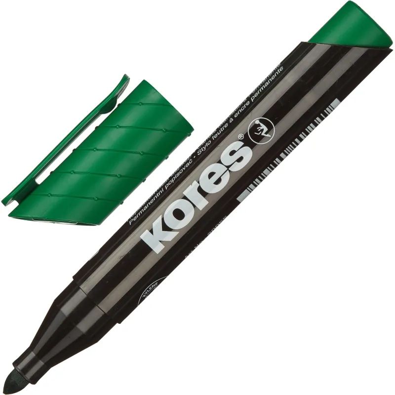 Маркер перманентный KORES набор 10 цв. 1,5-3 мм круглый наконечник &#039;20900