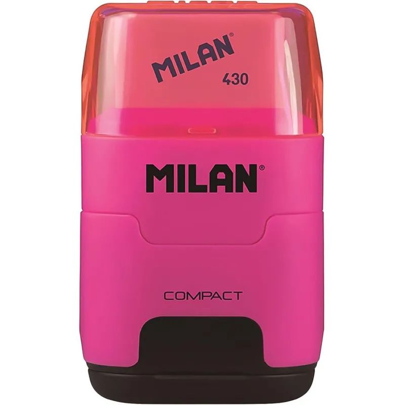 Ластик-точилка Milan Compact Fluo, цв в асс 4719116