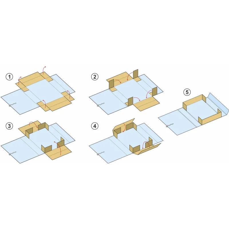 Папка архивная складная ATTACHE,150 мм,красн