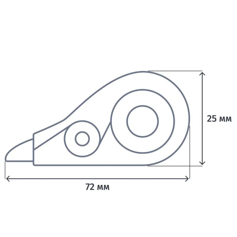 Корректирующая лента Attache Economy mini 5мм 3м &#039;927