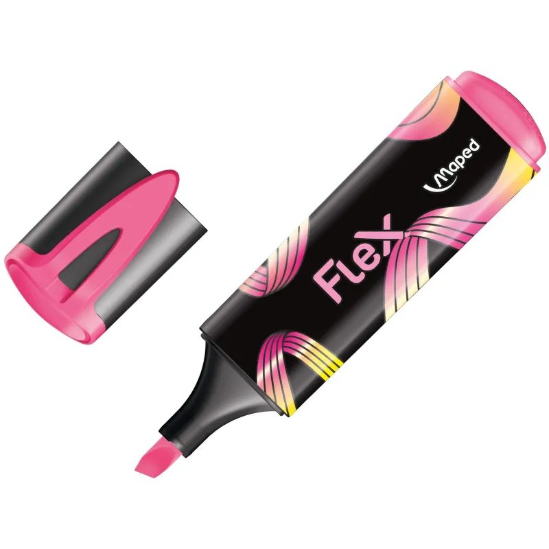 Набор текстовыделителей Maped FLUO PEP&#039;S FLEX,1-5мм,4цв/наб, 740300