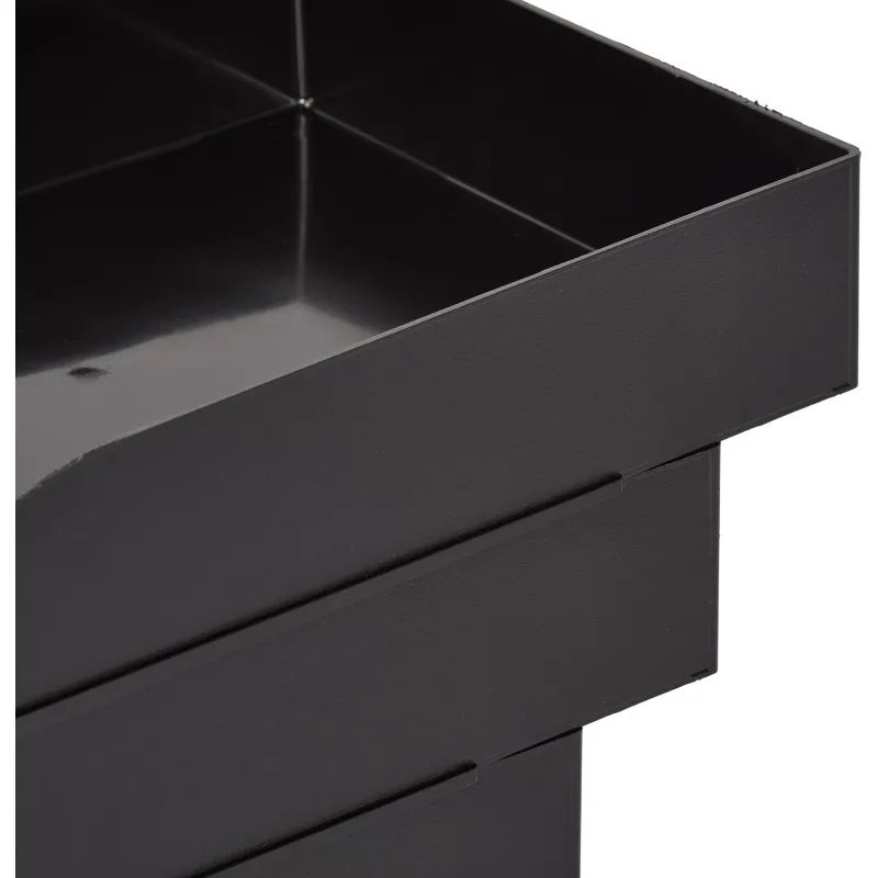 Лоток горизонтальный ATTAСHE, черный 4шт/упаковке