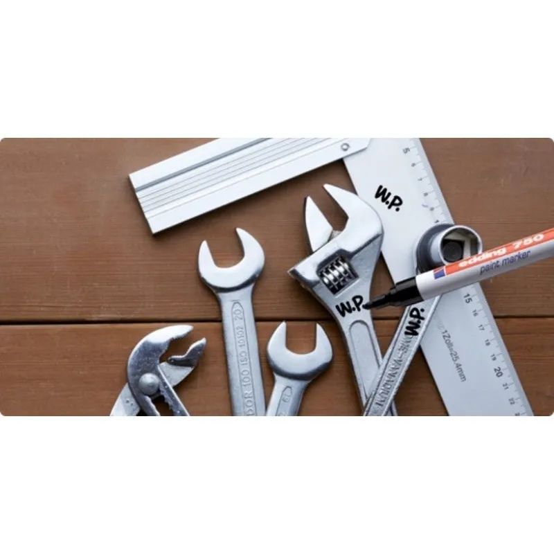 Маркер лаковый EDDING E-750/54 серебряный 2-4мм, мет. корп