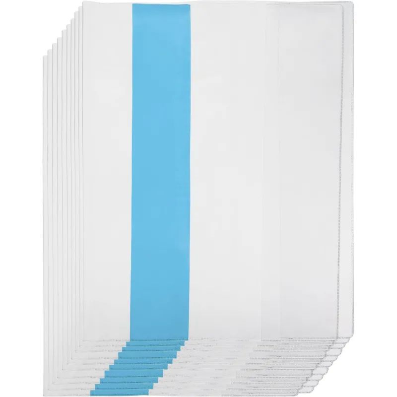 Набор обложек д/учеб,мл.кл,цв.закладка,230х365,ПВХ,110мкм, 10шт/уп