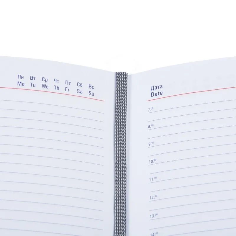 Ежедневник недатированный красный,А6,110х155мм,176л,ATTACHE Сиам