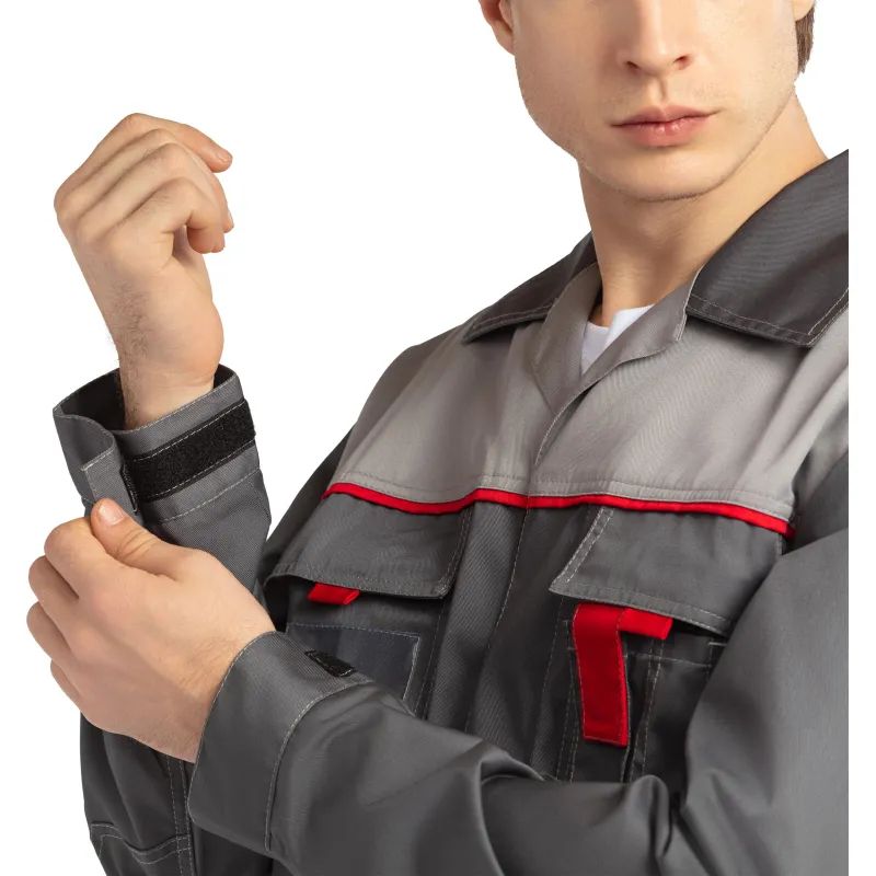 Костюм летний муж л10-КБР т-сер/св-сер(р.52-54) 170-176 (серия Л)