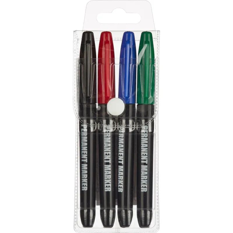 Набор маркеров перманентных 2мм. 4цв