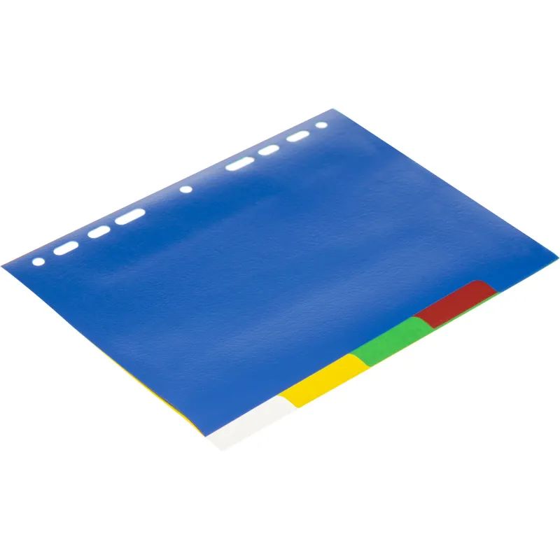 Разделитель листов 5, цв. пластик. А5 , Attache