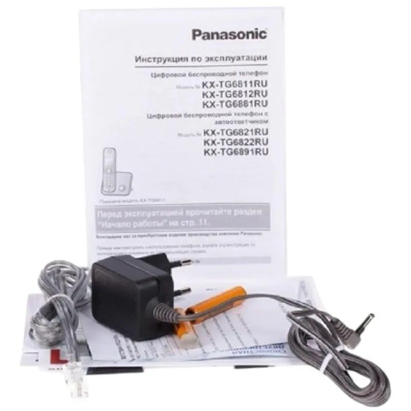 Радиотелефон Panasonic KX-TG6811RUB черный