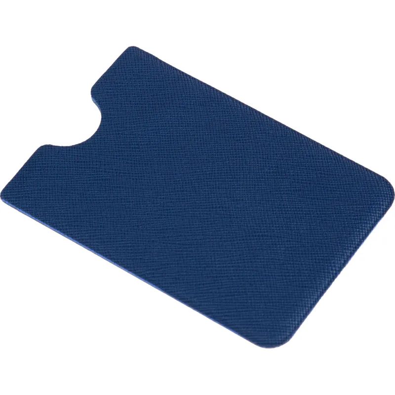 Чехол для кредитных карт и пропусков защитный RFID , ПВХ синий