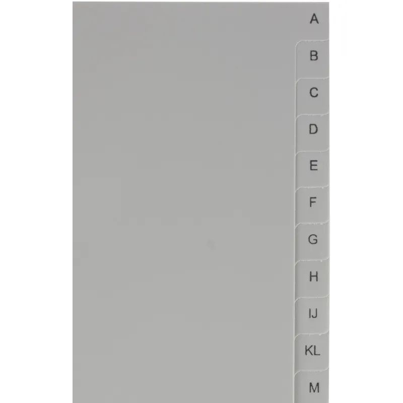 Разделитель листов из сер.пласт. алфавит А-Z ,Attache, А4, 20 разделов