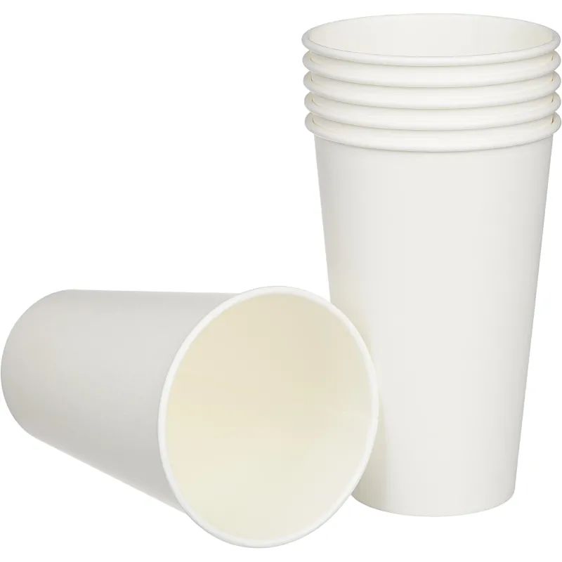 Стакан одноразовый бум однослойный d-90мм 400мл белый 50шт/уп