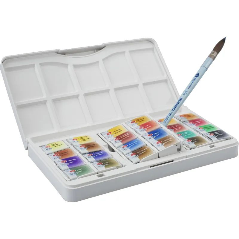 Краски акварельные Санкт-Петербург 24 шт х2,5 мл, 1942017