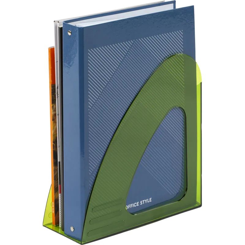 Лоток вертикальный Attache 90мм прозрачный зе