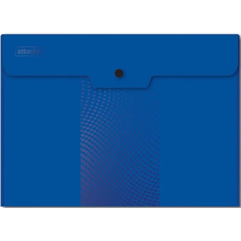 Папка-конверт на кнопке А5, 180мкм, Attache , Digital ассорти, 6 шт.уп