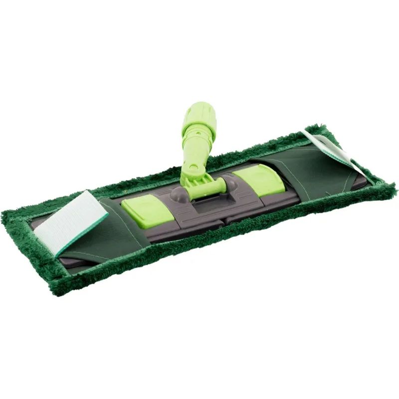 Держатель МОПа универс. пластик 40х11см т.серый/зеленый NPK195