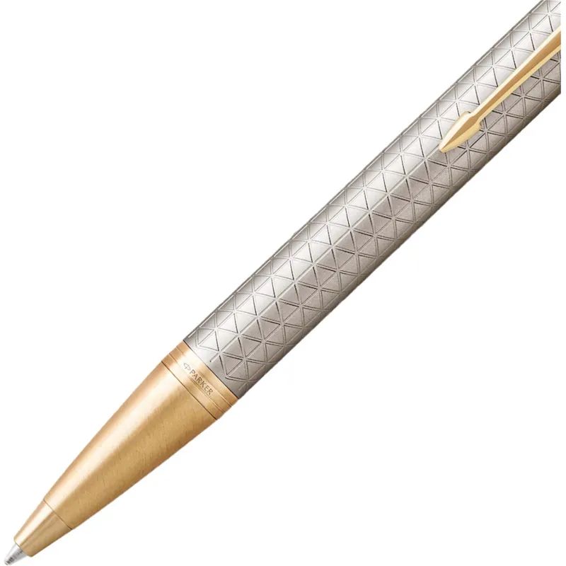 Ручка шариковая  PARKER  IM Warm Silver (grey) GT синий 1931687 Китай