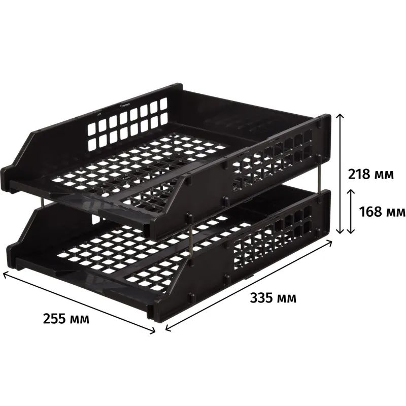 Лоток горизонтальный Стамм STRONG наб. 2 шт. на металл.стерж 6с