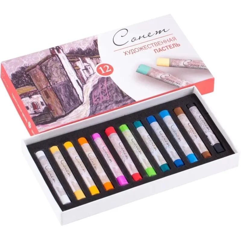 Пастель сухая художественная Сонет , 12 цв.7141223