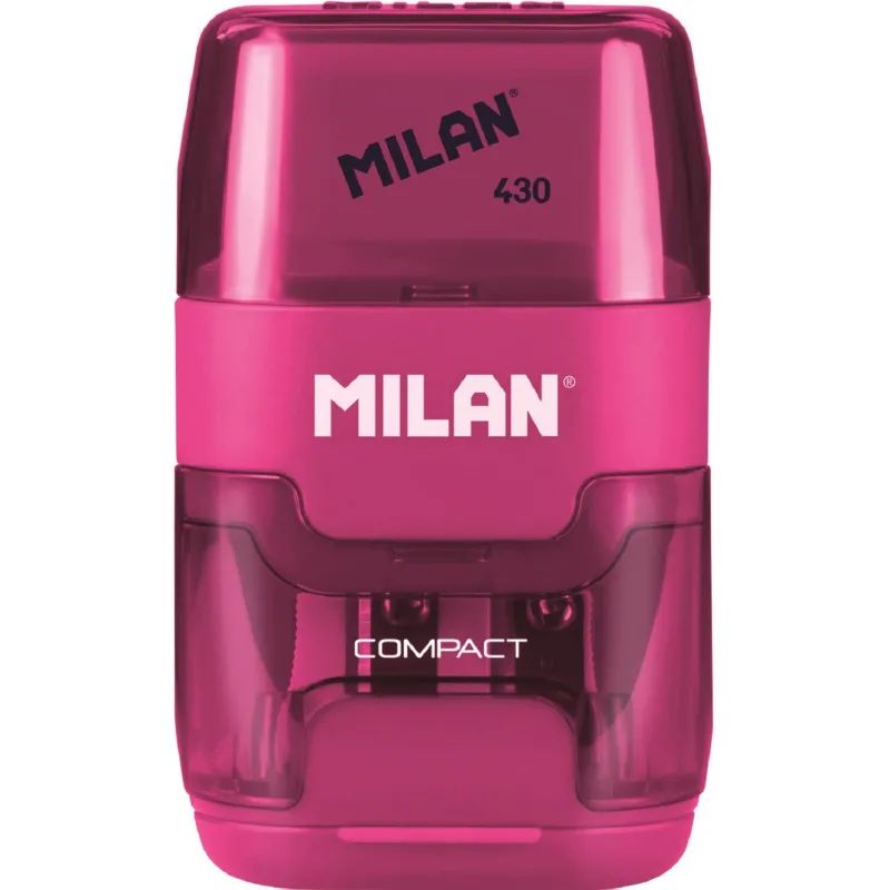 Ластик-точилка Milan Compact, в ассортименте