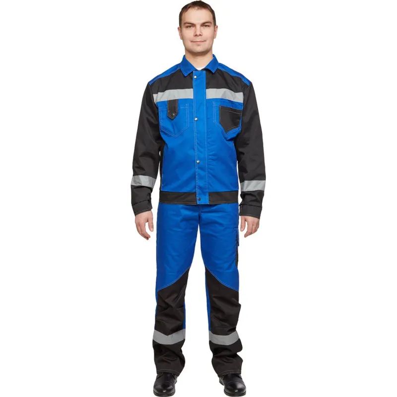 Костюм летний муж л21-КПК вас/чер. (р.48-50) 170-176 (серия Л)